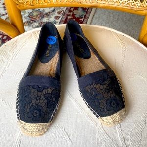 Nine West Black Lace Espadrilles